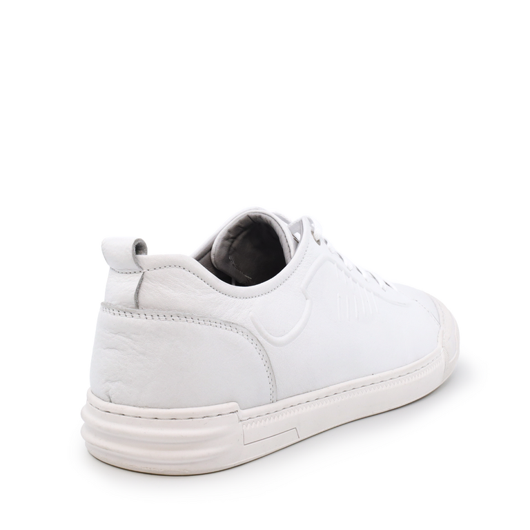 Pantofi sport bărbați TheZeus albi din piele naturală 2105BP17603A