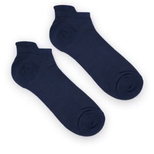Men's sport socks in navy cotton 323bsosulx11bl