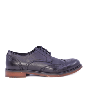Men's Enzo Bertini black leather Oxford shoes 1646BP221514N