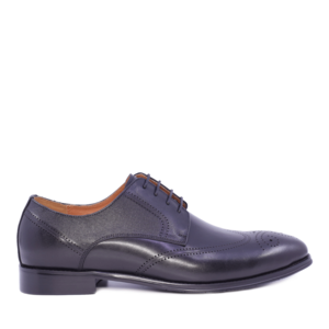 Men's Enzo Bertini black leather Oxford shoes 1646BP221747N