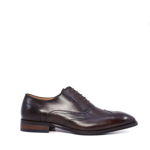 Chaussures richelieu en cuir véritable marron pour homme Enzo Bertini Premium Collection 1647BP2277M