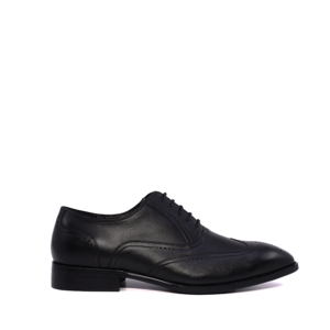 Chaussures richelieu Enzo Bertini Premium Collection en cuir véritable noir pour homme 1647BP2277N