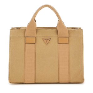 Guess beige women's tote bag with metallic logo 917POSS19220BE