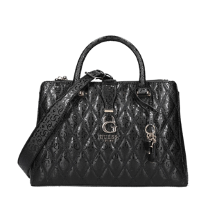 Guess women's black tote bag with metallic logo 917POSS06060N
