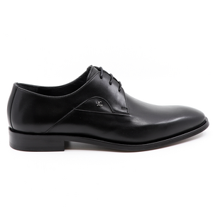 Luca di Gioia men derby shoes in black genuine leather 3685BP2450N
