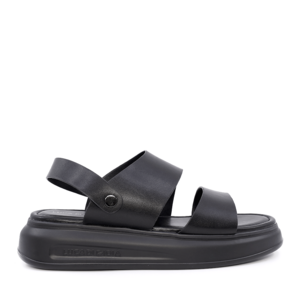 Luca di Gioia black leather men's sandals 3917BS116N