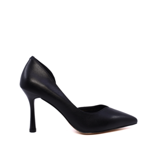 Luca di Gioia chaussures à talons aiguilles d'orsay pour femme cuir noir 1267DD5110N