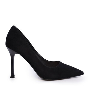 Luca di Gioia Chaussures à talons aiguilles en daim noir pour femme 387DP272VN
