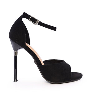 Luca di Gioia women's high heel sandals black 1157DS22010VN