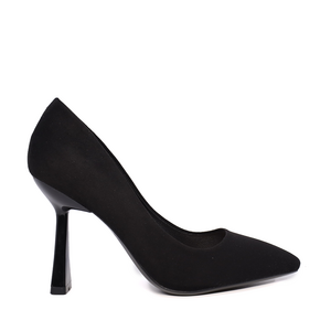 Black Solo Donna women's stiletto shoes with asymmetric heel 1167DP2610VN