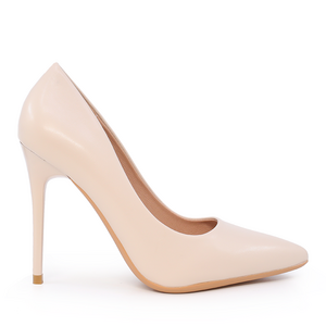 Chaussures stiletto beiges pour femmes Solo Donna avec talon 2546DP3873BE.