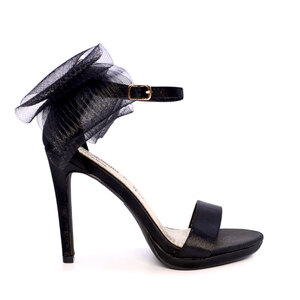 Black Solo Donna High Heel Women's Sandals 2857DS4352RAN