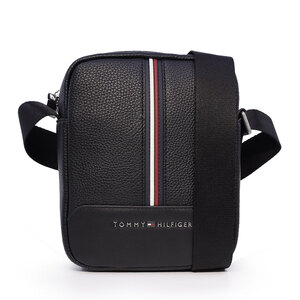 Tommy Hilfiger Black Men's Crossbody Bag With Front Logo 3427BGEA1837N