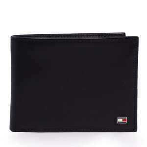 Tommy Hilfiger Black Leather Men's Wallet 3427BPU0651N