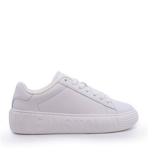 Tommy Hilfiger women's white leather sneakers 3417DP2507A