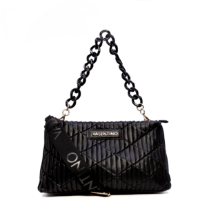 Valentino Clapham Black Synthetic Quilted Look Crossbody Bag 1957POSS7LP04N
